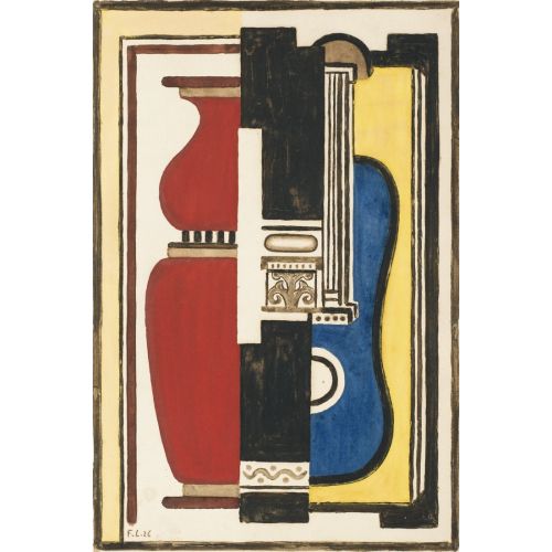 Fernand Leger, Nature Morte A La Guitare Fernand Leger, Nature Morte A La Guitare