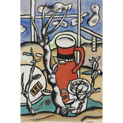 Fernand Leger, Nature Morte Au Broc Rouge Fernand Leger, Nature Morte Au Broc Rouge