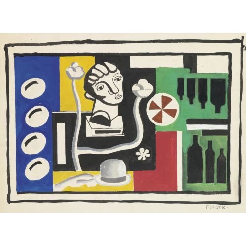 Fernand Leger, Büst Natürmortu