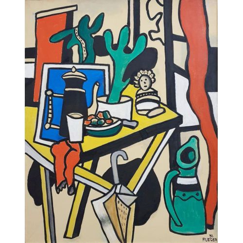 Fernand Leger, Nature Morte Au Parapluie Fernand Leger, Nature Morte Au Parapluie