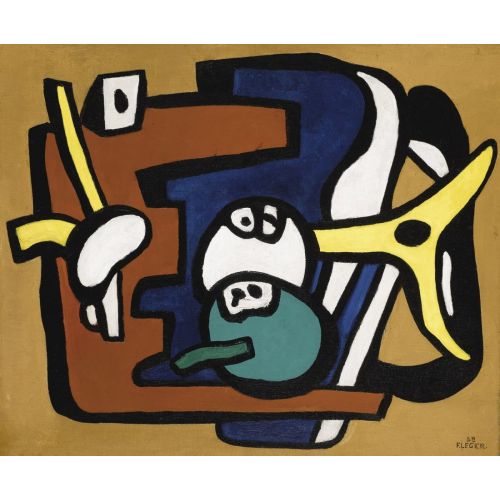Fernand Leger, Nature Morte Aux Deux Fruits Fernand Leger, Nature Morte Aux Deux Fruits