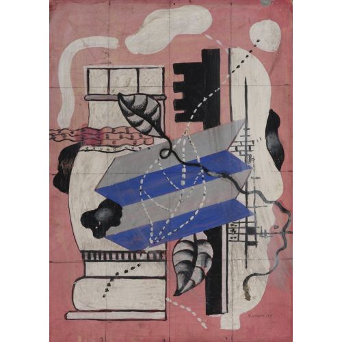 Fernand Leger, Nature Morte Aux Feuilles Et Clefs Fernand Leger, Nature Morte Aux Feuilles Et Clefs