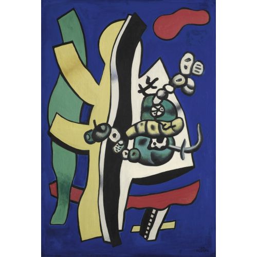 Fernand Leger, Nature Morte Aux Fruits Sur Fond Bleu Fernand Leger, Nature Morte Aux Fruits Sur Fond Bleu