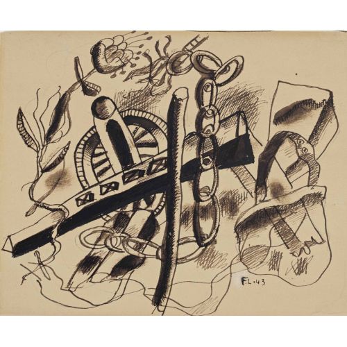Fernand Leger, Composition A La Chaine