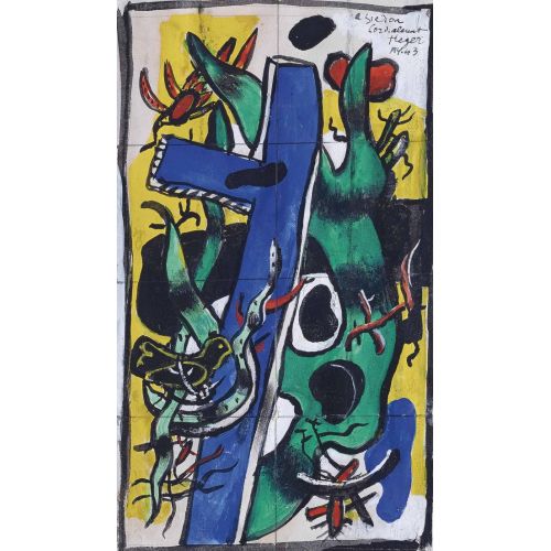 Fernand Leger, Nid D Oiseaux Avec Panneau Bleu Fernand Leger, Nid D Oiseaux Avec Panneau Bleu