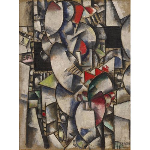 Fernand Leger, Atölyede Çıplak Model Fernand Leger, Atölyede Çıplak Model