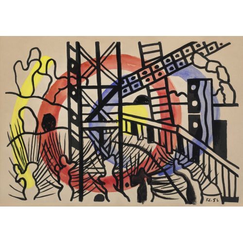 Fernand Leger, Paysage De Seine Et Oise Fernand Leger, Paysage De Seine Et Oise