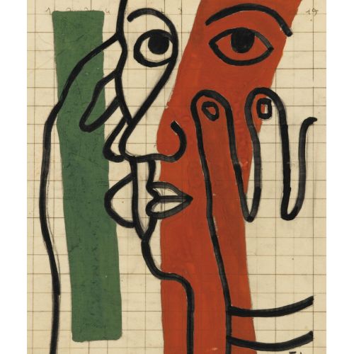 Fernand Leger, Portrait De Paul Eluard Fernand Leger, Portrait De Paul Eluard