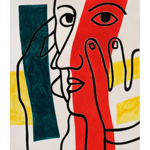 Fernand Leger, Portrait De Paul Eluard Fernand Leger, Portrait De Paul Eluard