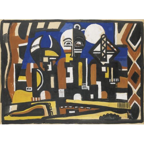 Fernand Leger, Projet De Decor Pour La Creation Du Monde Fernand Leger, Projet De Decor Pour La Creation Du Monde