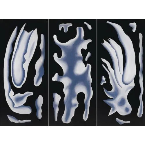 Fernand Leger, Siyah Zeminde Kuyrukluyıldız Kuyrukları Fernand Leger, Siyah Zeminde Kuyrukluyıldız Kuyrukları
