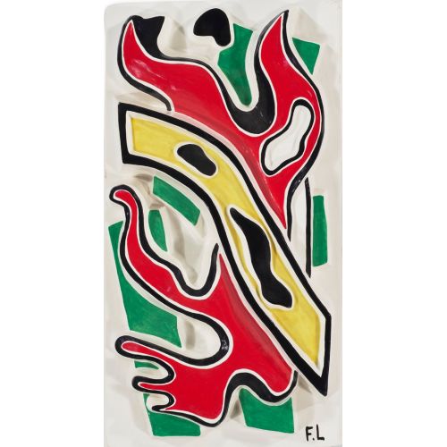 Fernand Leger, Composition A La Petite Flamme Rouge Fernand Leger, Composition A La Petite Flamme Rouge