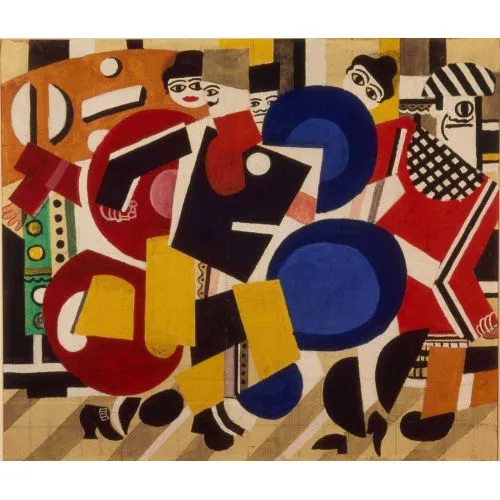 Fernand Leger, Sahnede Perde İçin Paten Pisti Çizimi