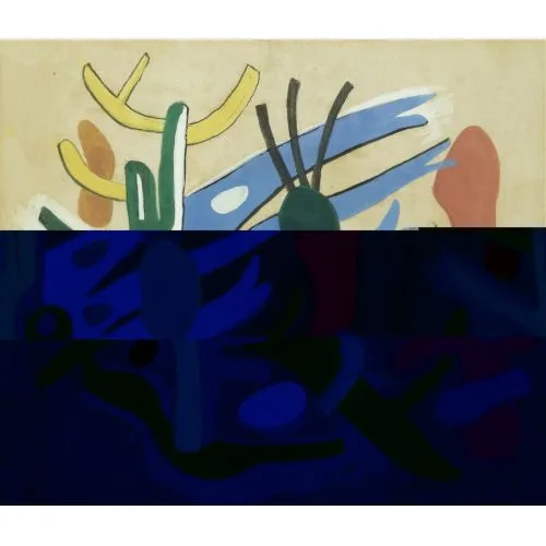 Fernand Leger, Rockefeller Merdiven Murali Komisyonu İçin Taslak