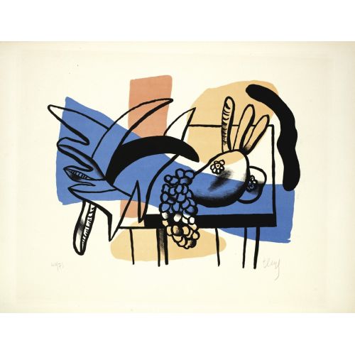 Fernand Leger, Still Life With Fruits Fernand Leger, Still Life With Fruits
