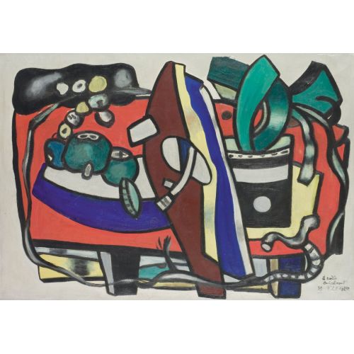 Fernand Leger, Composition A La Plante Verte, Premier Etat Fernand Leger, Composition A La Plante Verte, Premier Etat