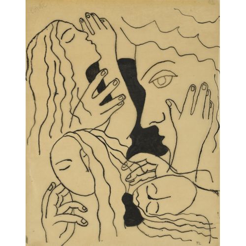 Fernand Leger, Tetes Et Mains Fernand Leger, Tetes Et Mains