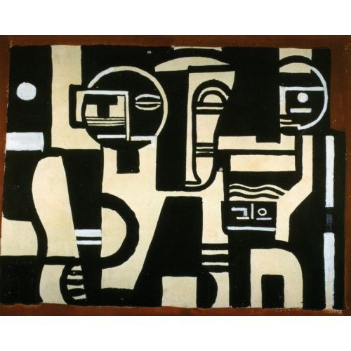 Fernand Leger, The Creation Of The World Drawing Of Curtain Of Scene Fernand Leger, The Creation Of The World Drawing Of Curtain Of Scene
