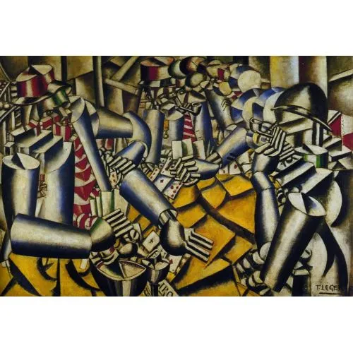 Fernand Léger, Grafiğin Parçası Kübizm Sanat Akımları Fernand Léger, Grafiğin Parçası, Kübizm, adlı tabloyu yüksek