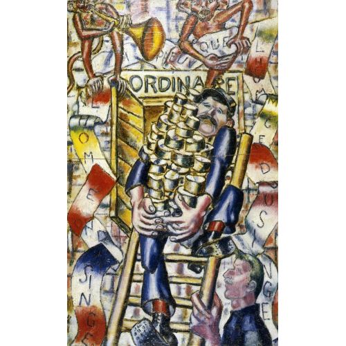 Fernand Leger, The Proof That The Man Descent Monkey Fernand Leger, The Proof That The Man Descent Monkey