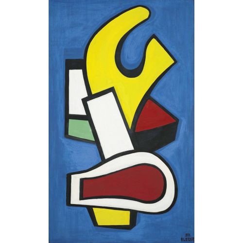 Fernand Leger, Composition Architecturale Fond Bleu Fernand Leger, Composition Architecturale Fond Bleu