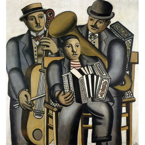 Fernand Leger, Three Musicians Fernand Leger, Three Musicians
