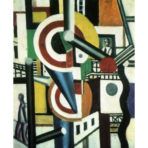 Fernand Leger, Two Discs In The City Fernand Leger, Two Discs In The City