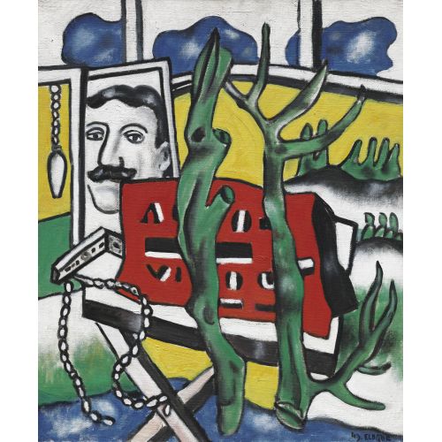 Fernand Leger, Une Figure Dans Un Paysage Fernand Leger, Une Figure Dans Un Paysage