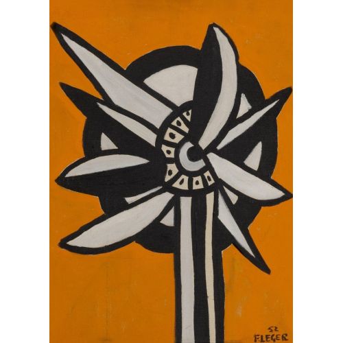 Fernand Leger, Çiçek Ve Tekerlek Fernand Leger, Çiçek Ve Tekerlek