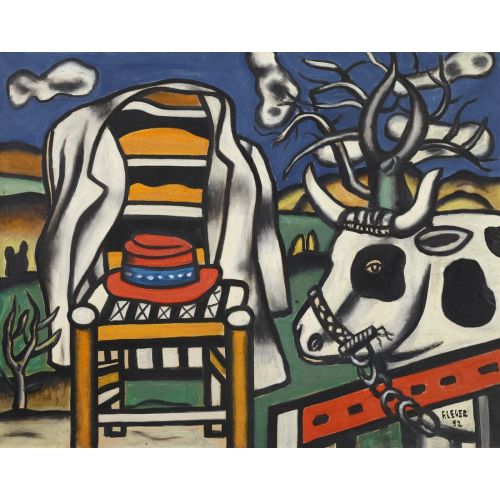 Fernand Leger, Une Vache Et Un Chapeau Rouge Fernand Leger, Une Vache Et Un Chapeau Rouge