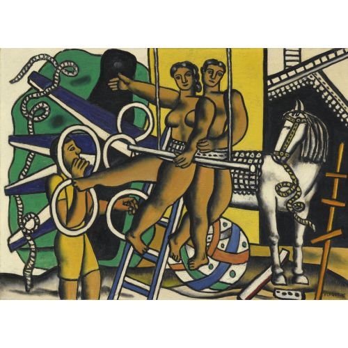 Fernand Leger, Beyaz At İle Kompozisyon Fernand Leger, Beyaz At İle Kompozisyon