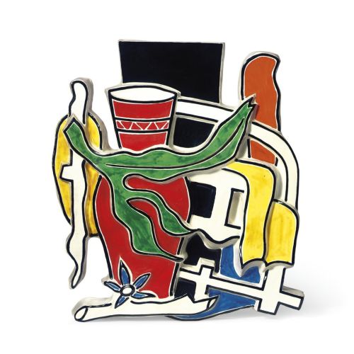 Fernand Leger, Vase Rouge A Feuille Verte Fernand Leger, Vase Rouge A Feuille Verte