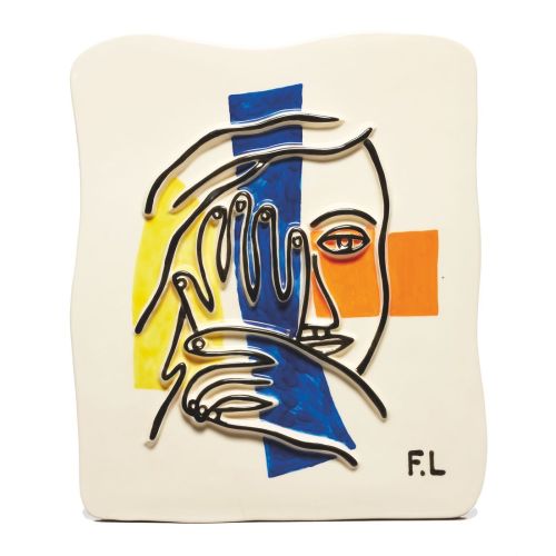 Fernand Leger, Visage Aux Deux Mains Fernand Leger, Visage Aux Deux Mains