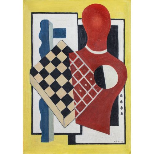 Fernand Leger, Composition Au Damier