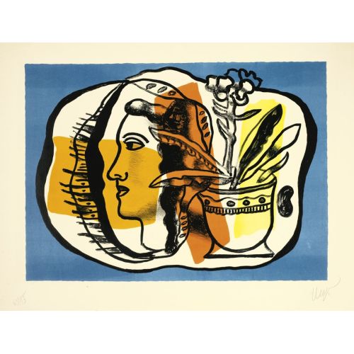 Fernand Leger, Composition Au Profil