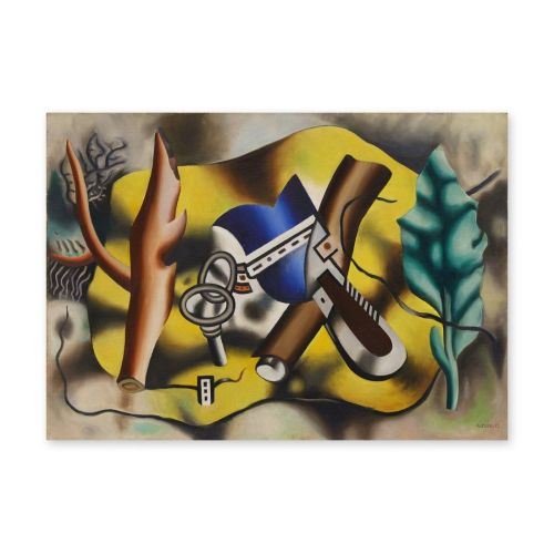Fernand Leger, Ağaç Kütüğü İle Kompozisyon