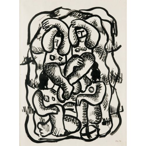 Fernand Leger, Akrobatlar İle Kompozisyon Fernand Leger, Akrobatlar İle Kompozisyon