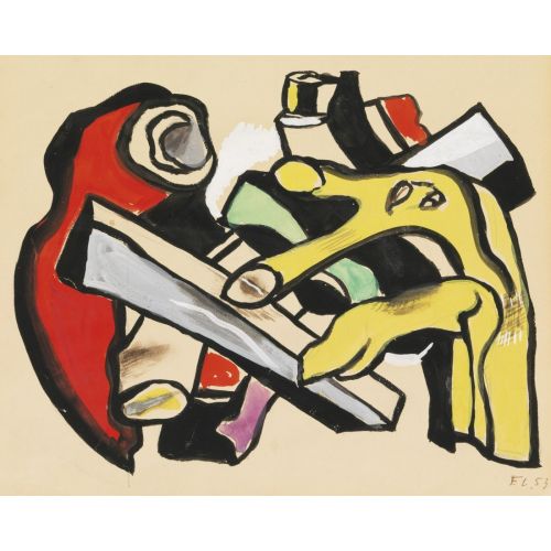 Fernand Leger, Composition Aux Buches