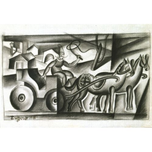 Fortunato Depero, Carretto siciliano Futurism Fortunato Depero, Carretto siciliano Futurism Art Movements