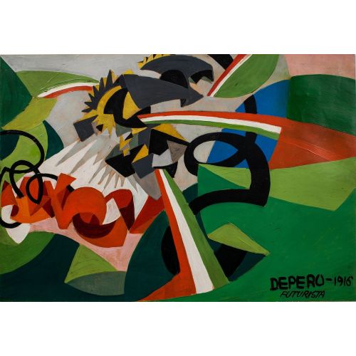 Fortunato Depero, Paesaggio guerresco Futurism Fortunato Depero, Paesaggio guerresco Futurism Art Movements