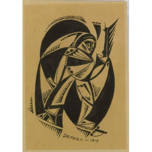 Fortunato Depero, Soldato Futurism Fortunato Depero, Soldato Futurism Art Movements