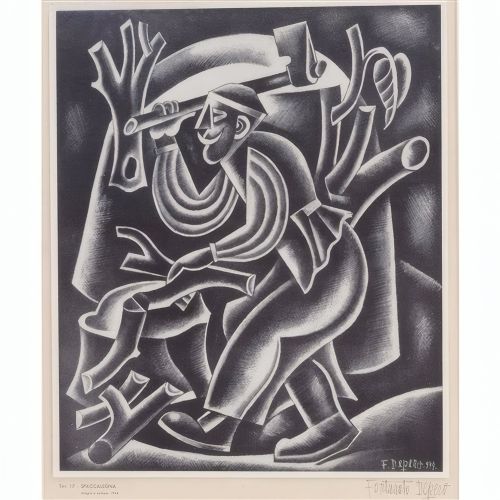 Fortunato Depero, Spaccalegna Futurism Fortunato Depero, Spaccalegna Futurism Art Movements