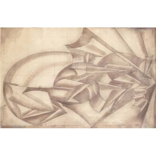Fortunato Depero, Studio esecutivo finale per Nitrito in velocita Futurism Fortunato Depero, Studio esecutivo finale per Nitrito in velocita Futurism Art Movements