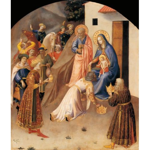 Fra Angelico, Müneccimlerin Hayranlığı 2 Fra Angelico, Müneccimlerin Hayranlığı 2 Gotik Sanat Akımları