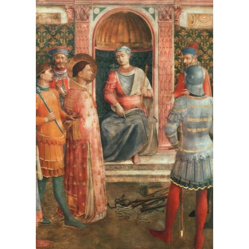 Fra Angelico, Aziz Lawrence Yargılanıyor Fra Angelico, Aziz Lawrence Yargılanıyor Gotik Sanat Akımları