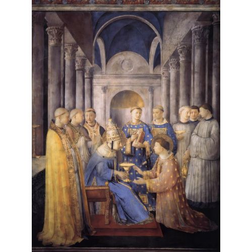 Fra Angelico, Aziz Petrus'un Aziz Lawrence'ı Diyakos Olarak Ataması Fra Angelico, Aziz Petrus'un Aziz Lawrence'ı Diyakos Olarak Ataması Gotik Sanat Akımları