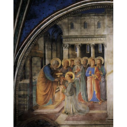 Fra Angelico, Aziz Petrus'un İstefanos'u Diyakos Olarak Ataması Fra Angelico, Aziz Petrus'un İstefanos'u Diyakos Olarak Ataması Gotik Sanat Akımları