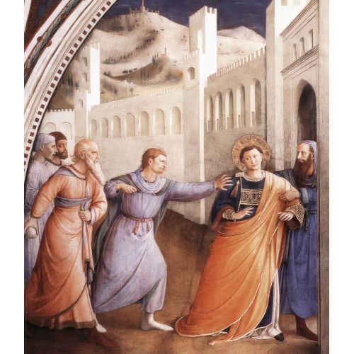 Fra Angelico, Aziz İstefanos'un Şehit Edilmeye Götürülüşü Fra Angelico, Aziz İstefanos'un Şehit Edilmeye Götürülüşü Gotik Sanat Akımları