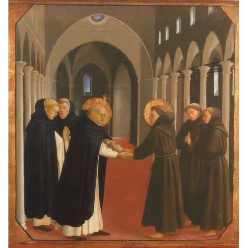 Fra Angelico, Aziz Dominika ile Aziz Francis'in Buluşması Fra Angelico, Aziz Dominika ile Aziz Francis'in Buluşması
