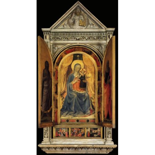 Fra Angelico, Linaioli Tabernaklı Fra Angelico, Linaioli Tabernaklı Gotik Sanat Akımları